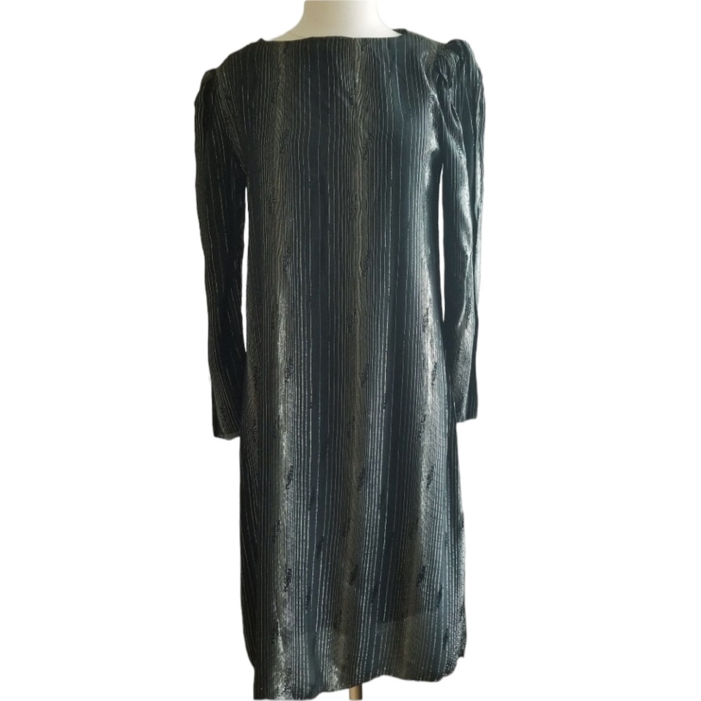 1970s Nancy‎ Bracoloni for Shangri La Silk Chiffon